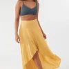 O’Neill Bottoms^AMBROSIO HIGH-LOW MAXI SKIRT MIMOSA