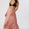 O’Neill Bottoms^AMBROSIO HIGH-LOW MAXI SKIRT OLD ROSE