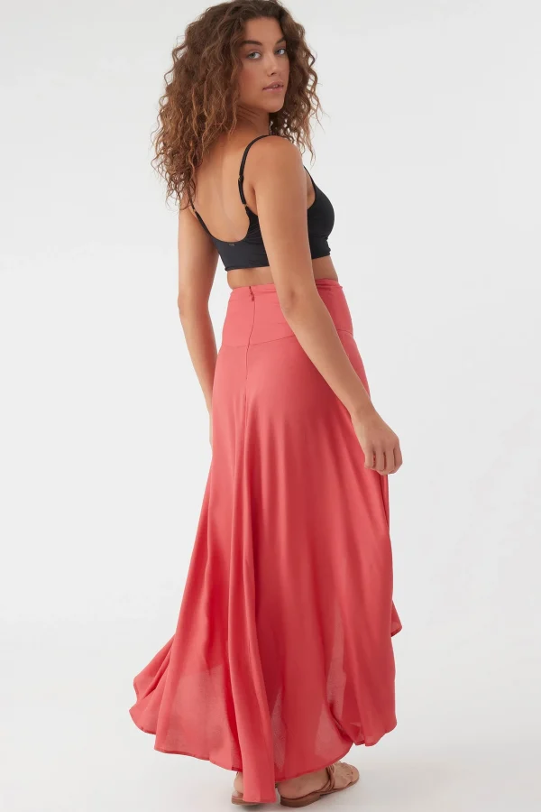 O’Neill Bottoms^AMBROSIO HIGH-LOW MAXI SKIRT CHRYSANTHEMUM