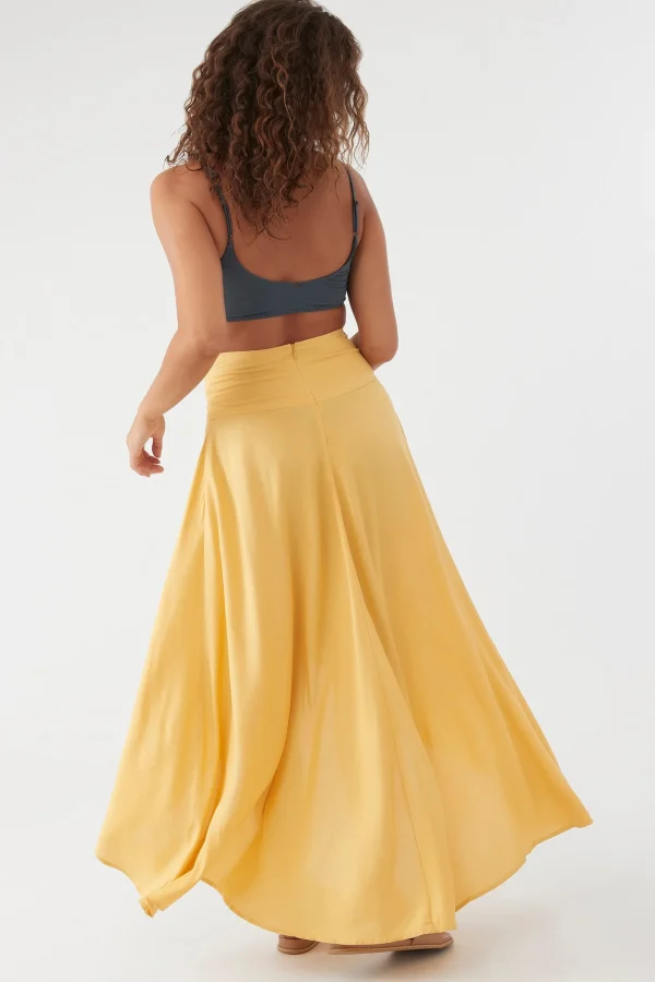 O’Neill Bottoms^AMBROSIO HIGH-LOW MAXI SKIRT MIMOSA