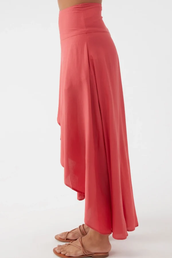 O’Neill Bottoms^AMBROSIO HIGH-LOW MAXI SKIRT CHRYSANTHEMUM