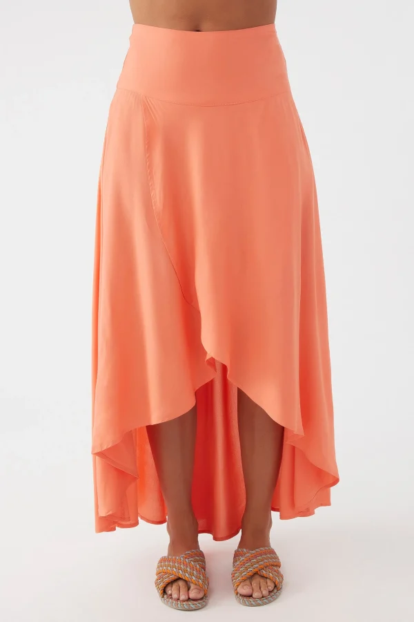 O’Neill Bottoms^AMBROSIO HIGH-LOW MAXI SKIRT DESERT FLOWER