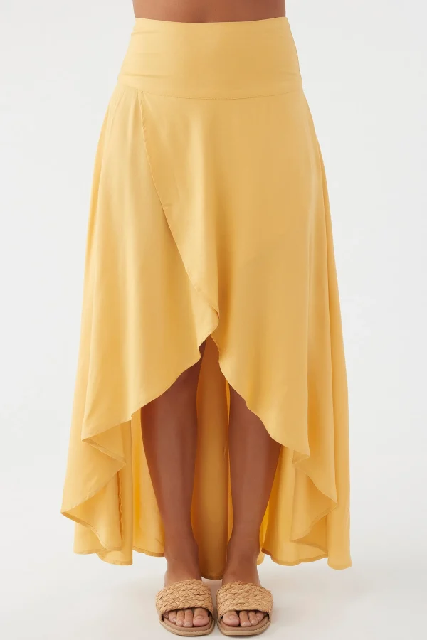 O’Neill Bottoms^AMBROSIO HIGH-LOW MAXI SKIRT MIMOSA