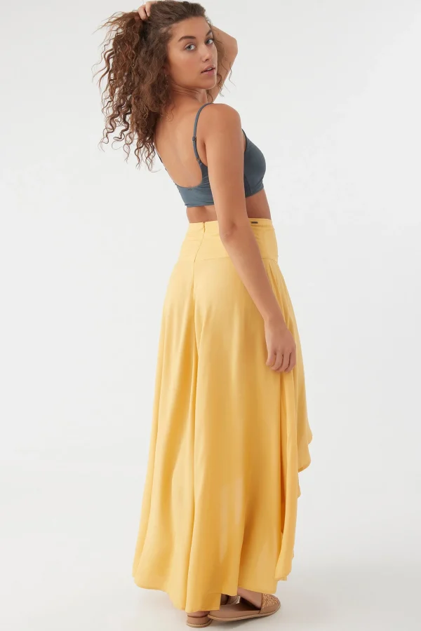 O’Neill Bottoms^AMBROSIO HIGH-LOW MAXI SKIRT MIMOSA