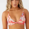 O’Neill D/Dd Cup | Triangle^ANTALYA FLORAL PISMO TALL TRI BRALETTE TOP BITTERSWEET