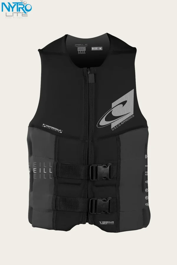 O’Neill Wake-Waterski Vests^ASSAULT USCG VEST BLK/GRAPH