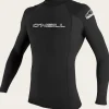 O’Neill Uv-Protection Rash Guards^BASIC SKINS 50+ L/S RASH GUARD BLACK