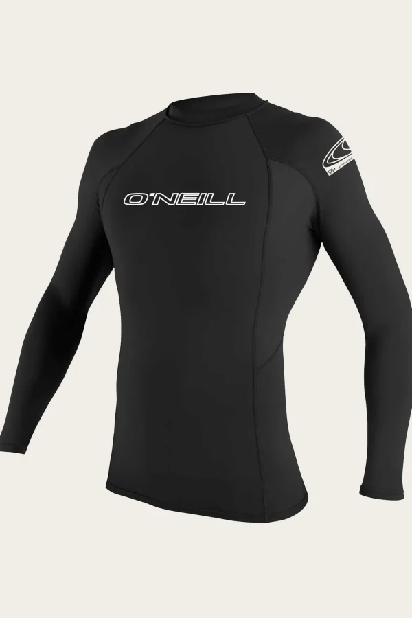 O’Neill Uv-Protection Rash Guards^BASIC SKINS 50+ L/S RASH GUARD BLACK