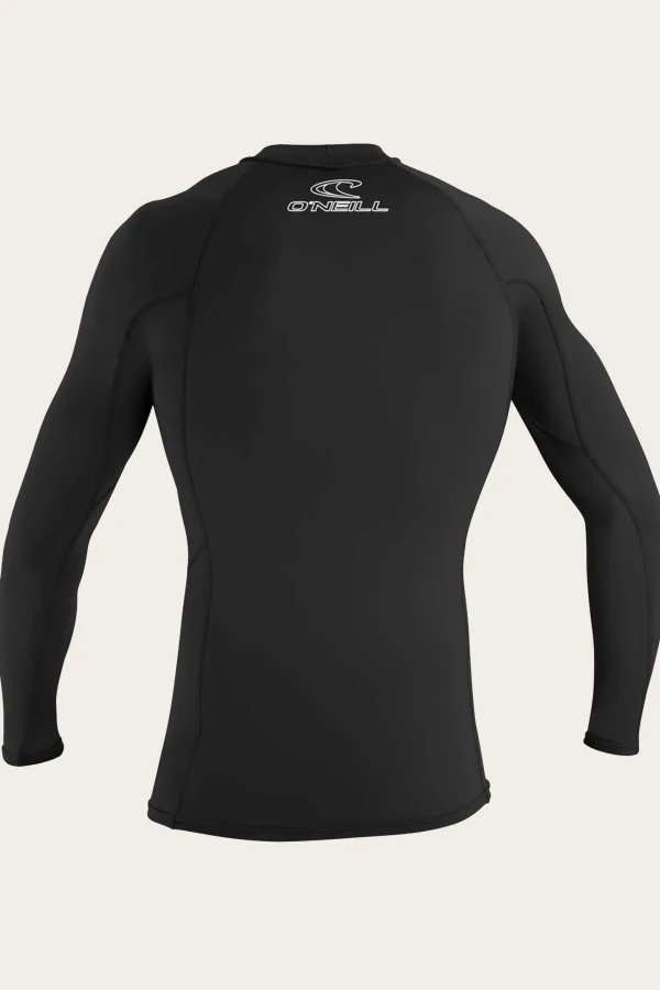 O’Neill Uv-Protection Rash Guards^BASIC SKINS 50+ L/S RASH GUARD BLACK