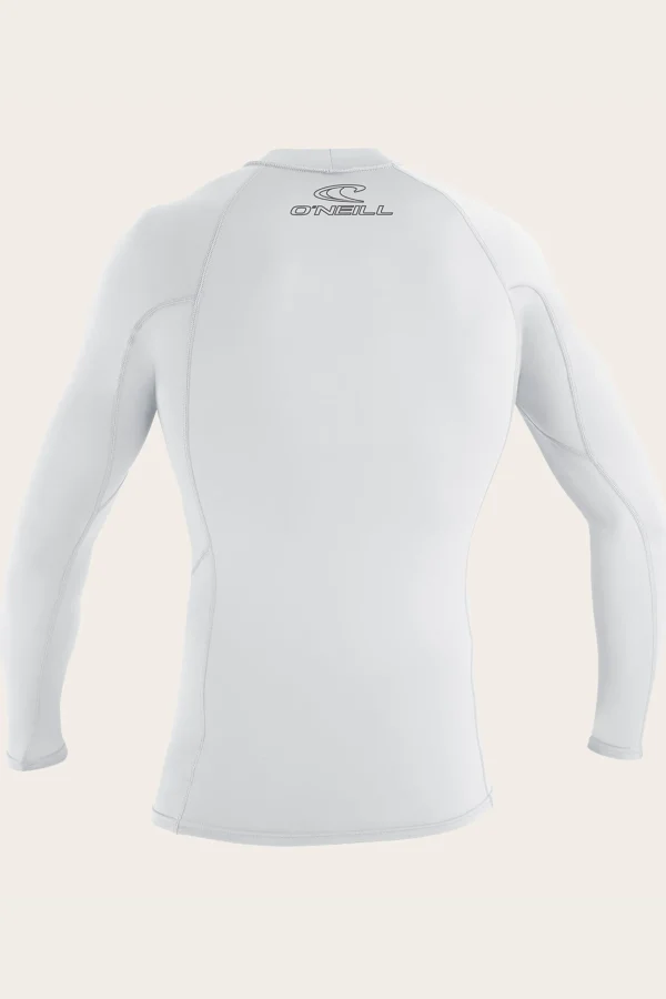 O’Neill Uv-Protection Rash Guards^BASIC SKINS 50+ L/S RASH GUARD WHITE