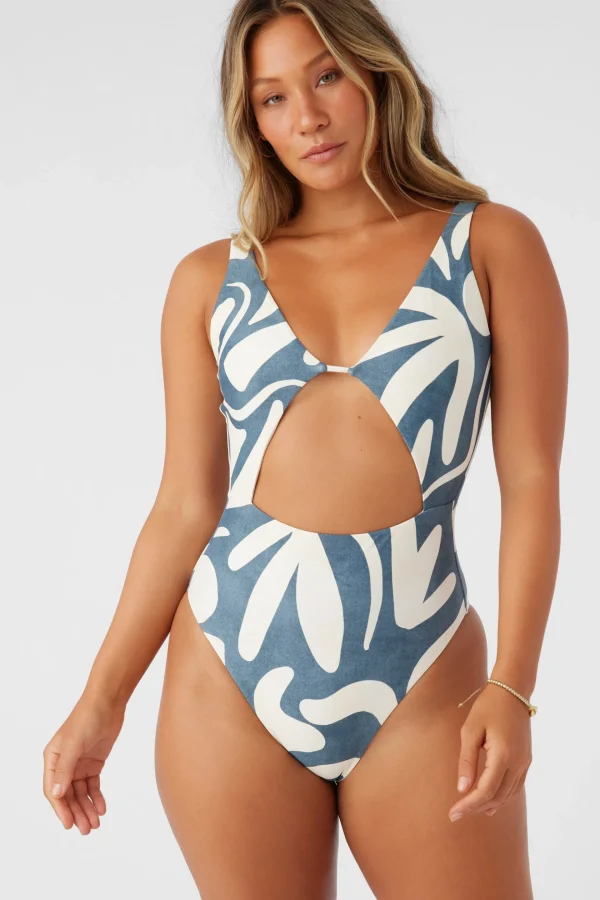 O’Neill One-Pieces^BEACH HUT GEO MORRO BAY ONE-PIECE SLATE