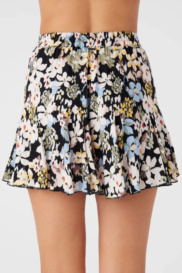 O’Neill Bottoms^BENNIE CAMDEN FLORAL FLOWY SHORTS BLACK