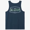 O’Neill Tees^BIG ALOHA TANK NAVY 2