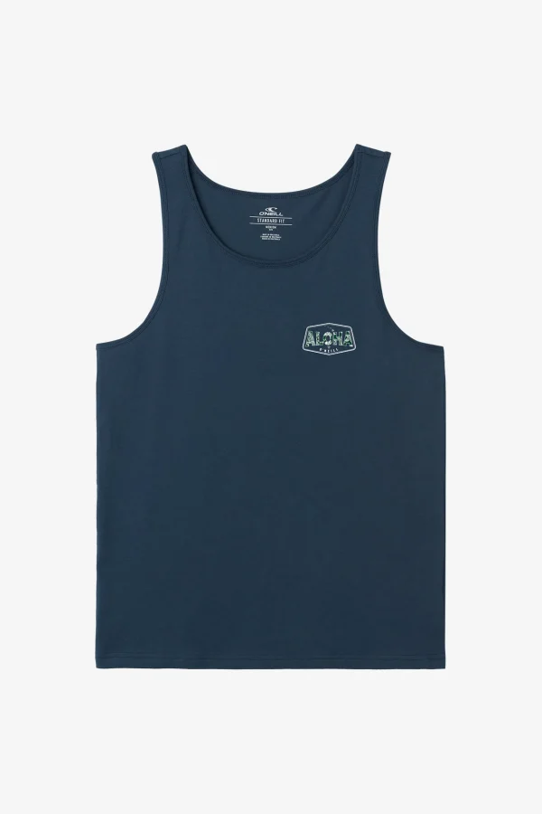 O’Neill Tees^BIG ALOHA TANK NAVY 2