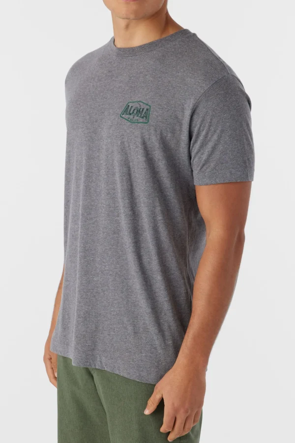 O’Neill Tees^BIG ALOHA TEE HEATHER GREY