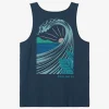 O’Neill Tees^BLUE ROOM TANK NEW NAVY