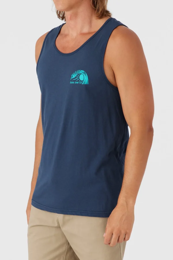 O’Neill Tees^BLUE ROOM TANK NEW NAVY