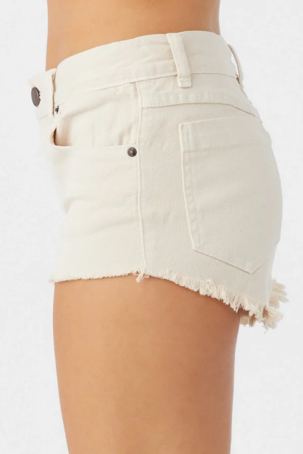 O’Neill Bottoms^BOWIE DENIM SHORTS WHITECAP