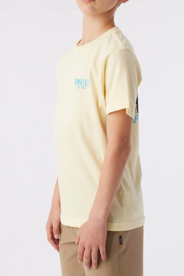 O’Neill Tops^BOY'S BAJA TEE PALE YELLOW