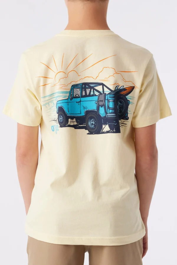 O’Neill Tops^BOY'S BAJA TEE PALE YELLOW