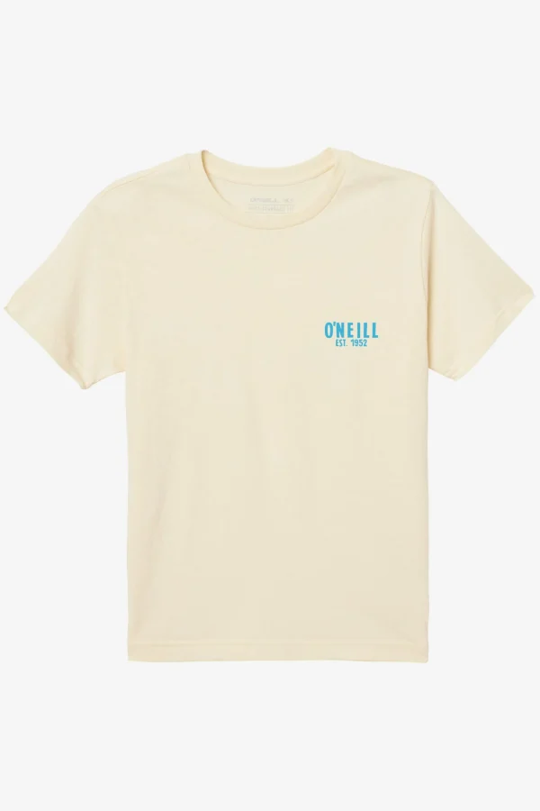 O’Neill Tops^BOY'S BAJA TEE PALE YELLOW