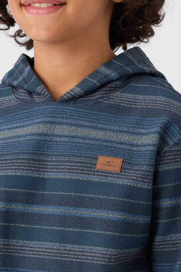 O’Neill Pullovers^BOY'S BAVARO STRIPE PULLOVER FLEECE MIDNIGHT NAVY