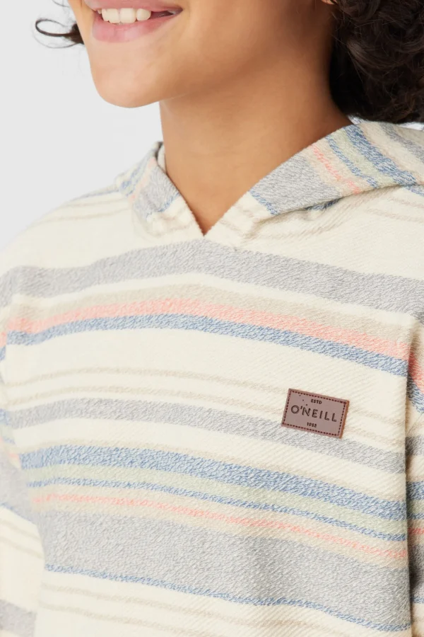 O’Neill Pullovers^BOY'S BAVARO STRIPE PULLOVER FLEECE CREAM2