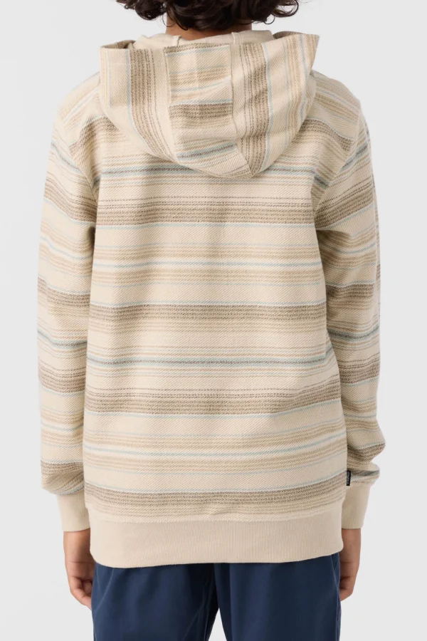 O’Neill Pullovers^BOY'S BAVARO STRIPE PULLOVER FLEECE LT KHAKI