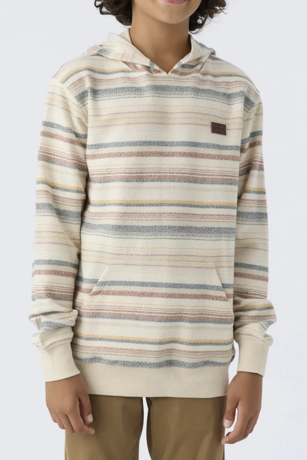 O’Neill Pullovers | Tops^BOY'S BAVARO STRIPED PULLOVER FLEECE CREAM3