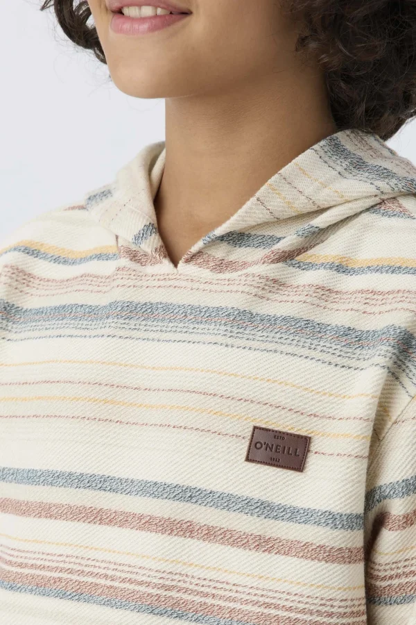 O’Neill Pullovers | Tops^BOY'S BAVARO STRIPED PULLOVER FLEECE CREAM3