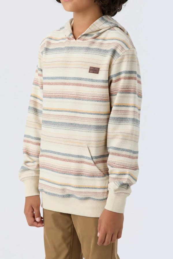 O’Neill Pullovers | Tops^BOY'S BAVARO STRIPED PULLOVER FLEECE CREAM3