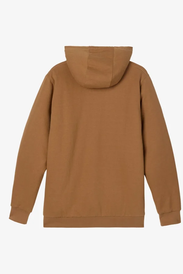 O’Neill Pullovers | Tops^BOY'S FIFTY TWO HIGH PILE ZIP UP FLEECE DARK KHAKI