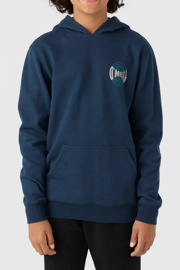 O’Neill Pullovers^BOY'S FIFTY TWO PULLOVER FLEECE MIDNIGHT NAVY