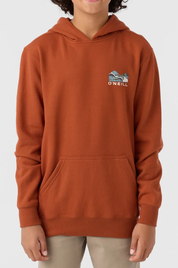 O’Neill Pullovers^BOY'S FIFTY TWO PULLOVER FLEECE GINGER BREAD