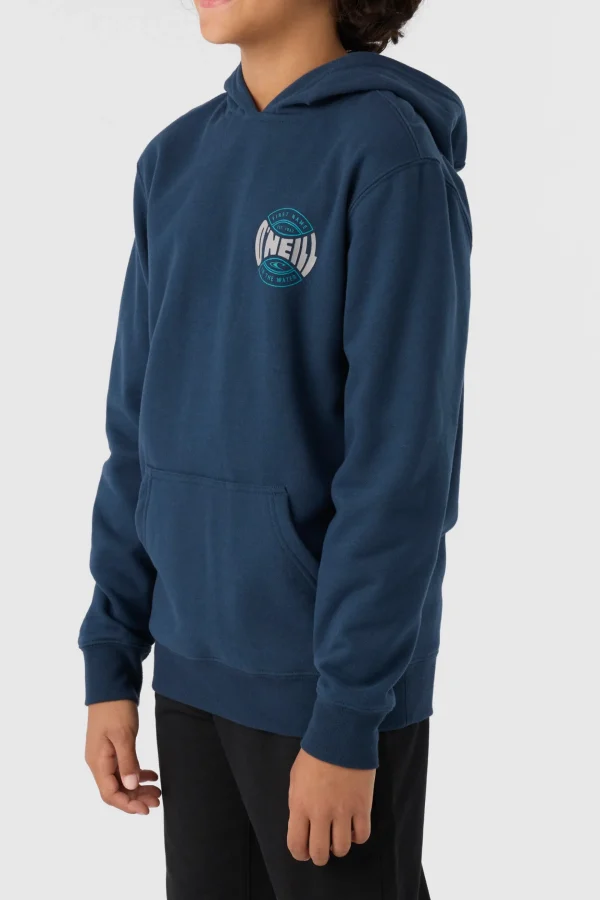 O’Neill Pullovers^BOY'S FIFTY TWO PULLOVER FLEECE MIDNIGHT NAVY