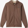 O’Neill Pullovers^BOY'S FIFTY-TWO HIGH PILE LINED ZIP FLEECE CHOCOLATE CHIP