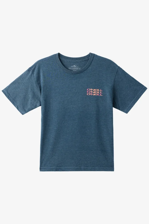 O’Neill Tops^BOY'S FREAKOUT TEE NAVY HEATHER