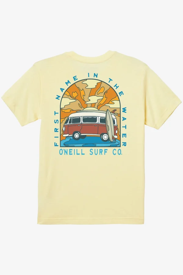 O’Neill Tops^BOY'S FREEDOM TEE PALE YELLOW