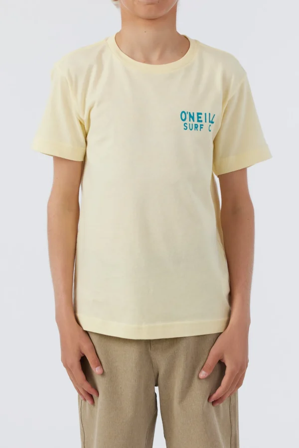 O’Neill Tops^BOY'S FREEDOM TEE PALE YELLOW