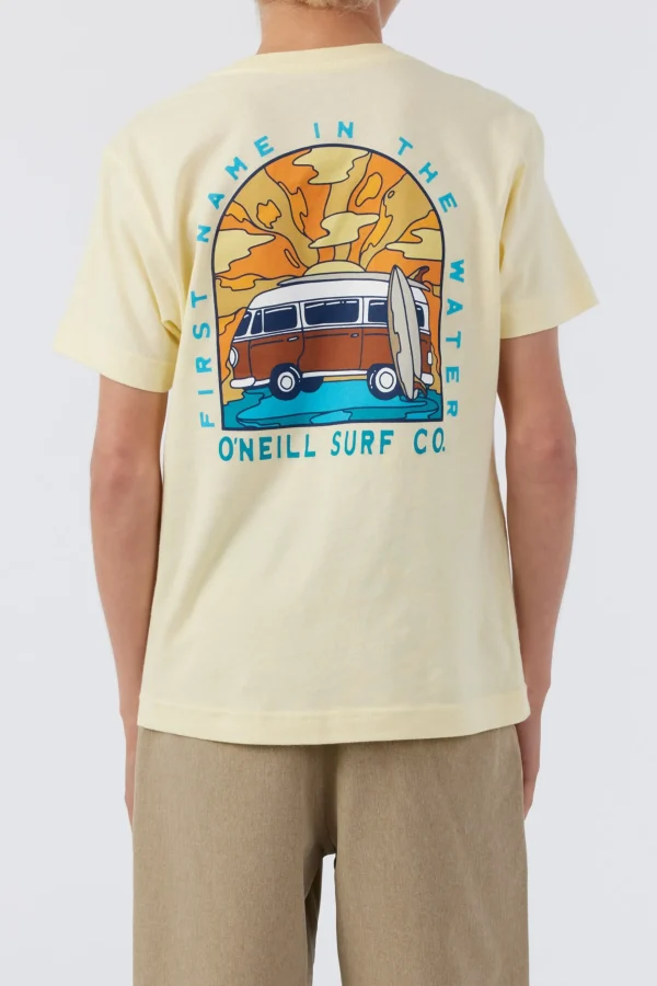 O’Neill Tops^BOY'S FREEDOM TEE PALE YELLOW