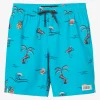 O’Neill Boardshorts^BOY'S HERMOSA CREW 16" SWIM TRUNKS PEACOCK BLUE