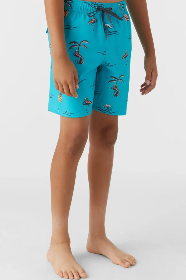 O’Neill Boardshorts^BOY'S HERMOSA CREW 16" SWIM TRUNKS PEACOCK BLUE