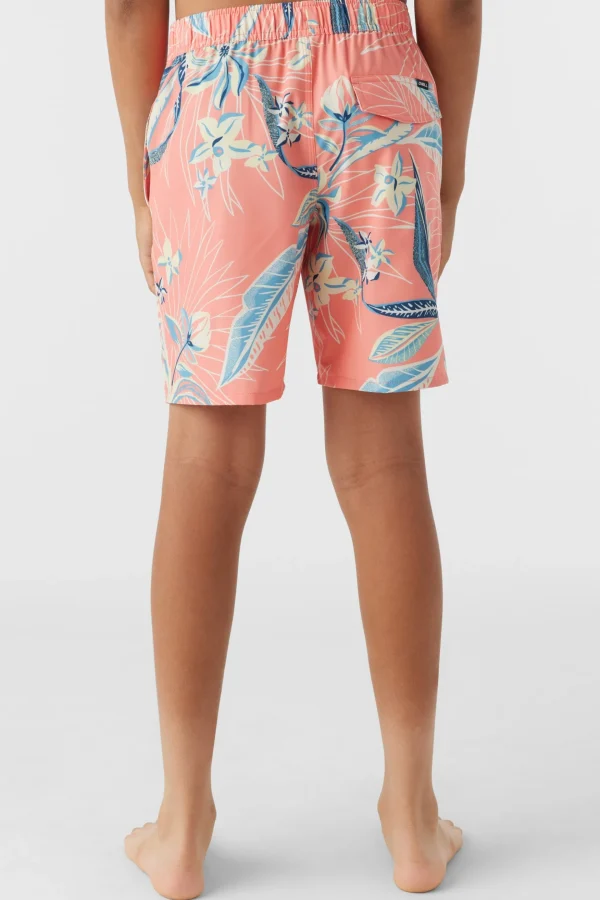 O’Neill Boardshorts^BOY'S HERMOSA CREW 16" SWIM TRUNKS CORAL