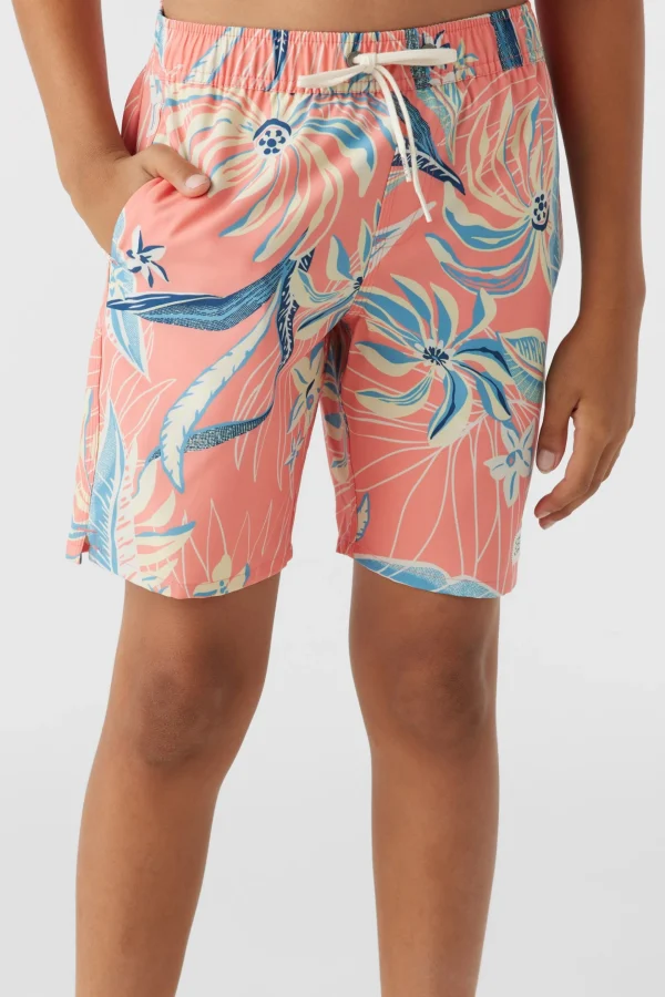 O’Neill Boardshorts^BOY'S HERMOSA CREW 16" SWIM TRUNKS CORAL