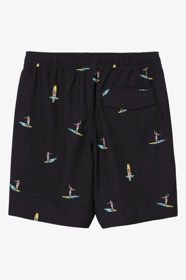 O’Neill Boardshorts^BOY'S HERMOSA CREW 16" SWIM TRUNKS BLACK 2