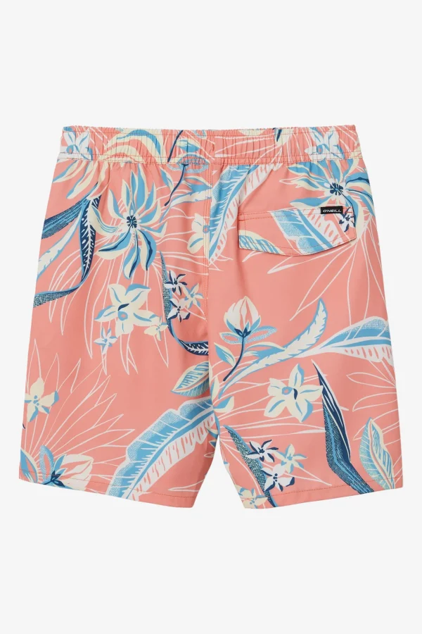 O’Neill Boardshorts^BOY'S HERMOSA CREW 16" SWIM TRUNKS CORAL