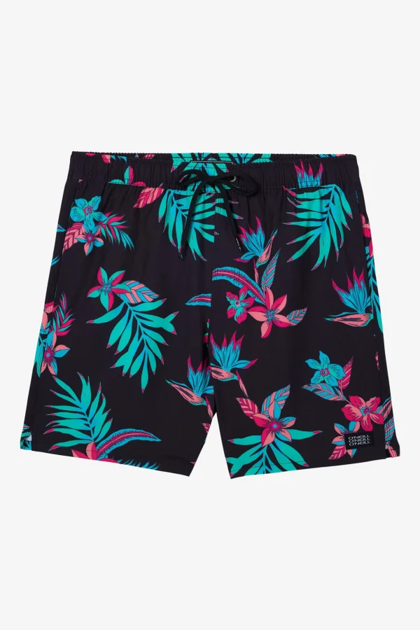 O’Neill Boardshorts^BOY'S HERMOSA ELASTIC WAIST 16" SWIM TRUNKS BLACK