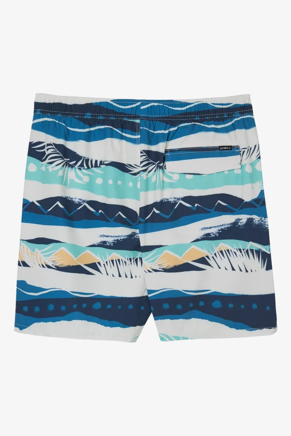 O’Neill Boardshorts^BOY'S HERMOSA ELASTIC WAIST 16" SWIM TRUNKS CREAM2