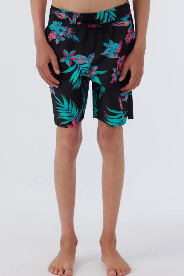 O’Neill Boardshorts^BOY'S HERMOSA ELASTIC WAIST 16" SWIM TRUNKS BLACK