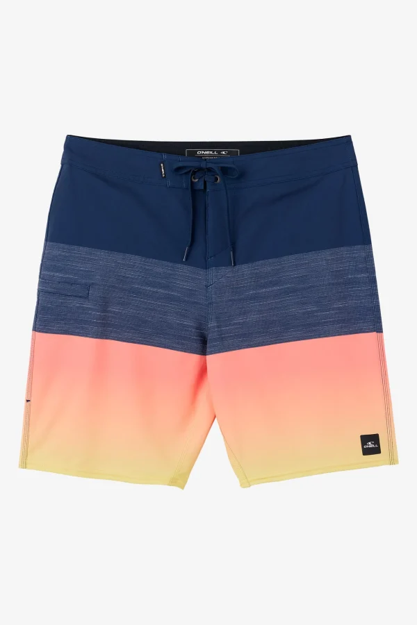 O’Neill Boardshorts^BOY'S HYPERFREAK HEAT BLOCK 17" BOARDSHORTS NAVY